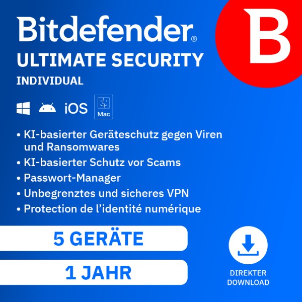 Bitdefender Ultimate Security Individual 2026